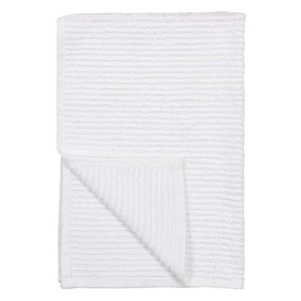 White Ridged Towel
