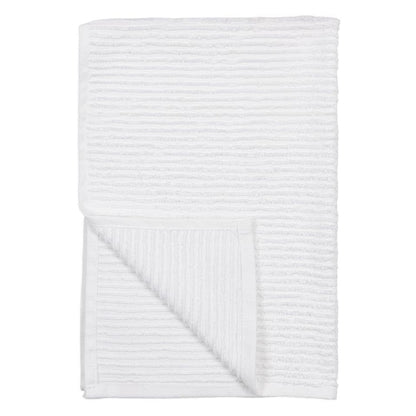 White Ridged Towel