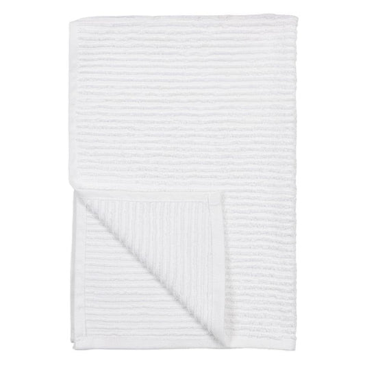 White Ridged Towel