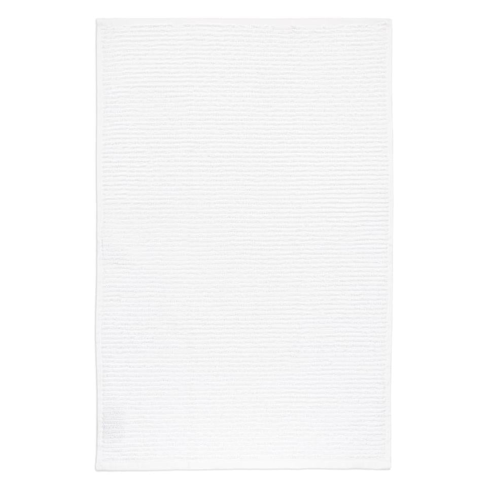 White Ridged Towel