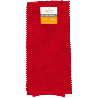 Ruby Ridged Towel