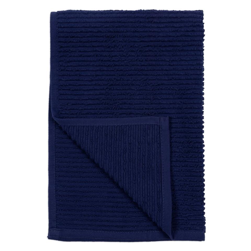 Ink Blue Ridged Towel