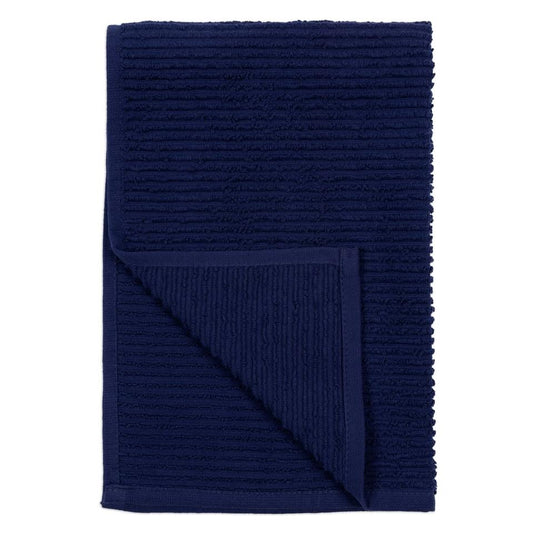 Ink Blue Ridged Towel