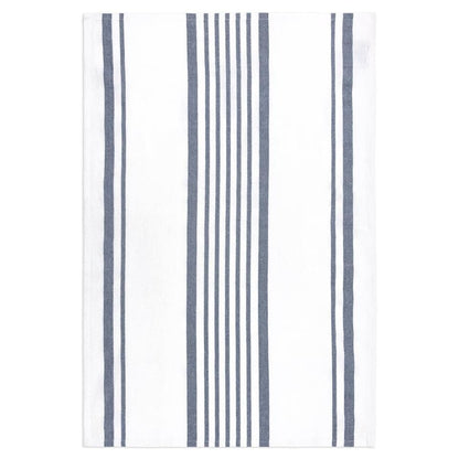 Stonewash Blue Relaxed Stripe Towel Set/2