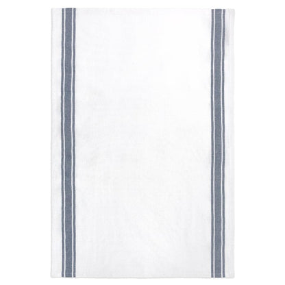 Stonewash Blue Relaxed Stripe Towel Set/2