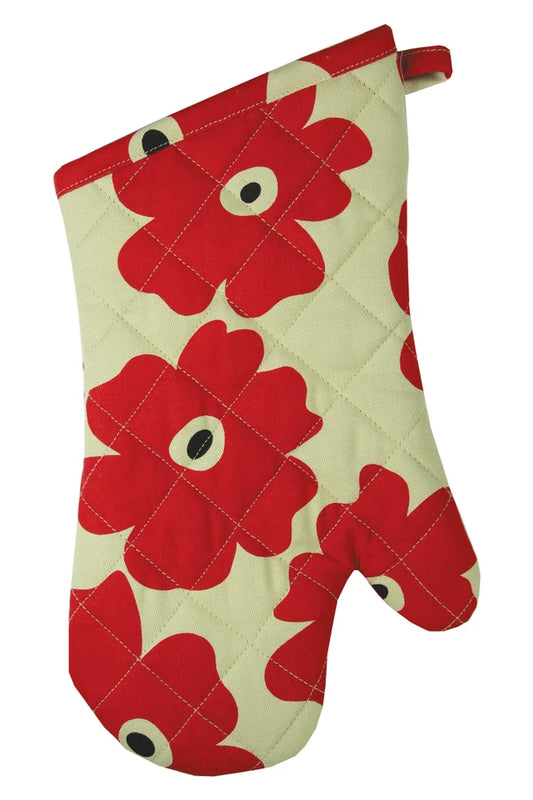 New Poppy Designer Oven Mitts