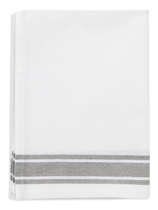 Lunar Gray Relaxed Stripe 2PK Towel Set