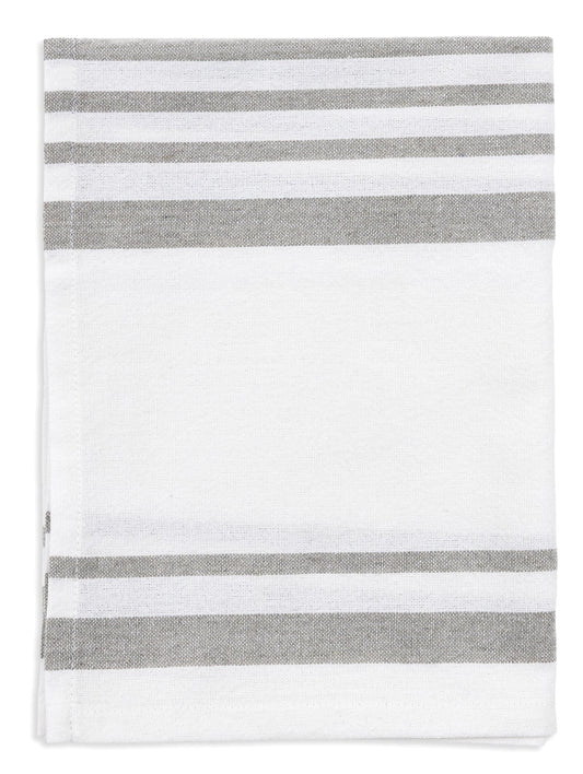 Lunar Gray Relaxed Stripe 2PK Towel Set