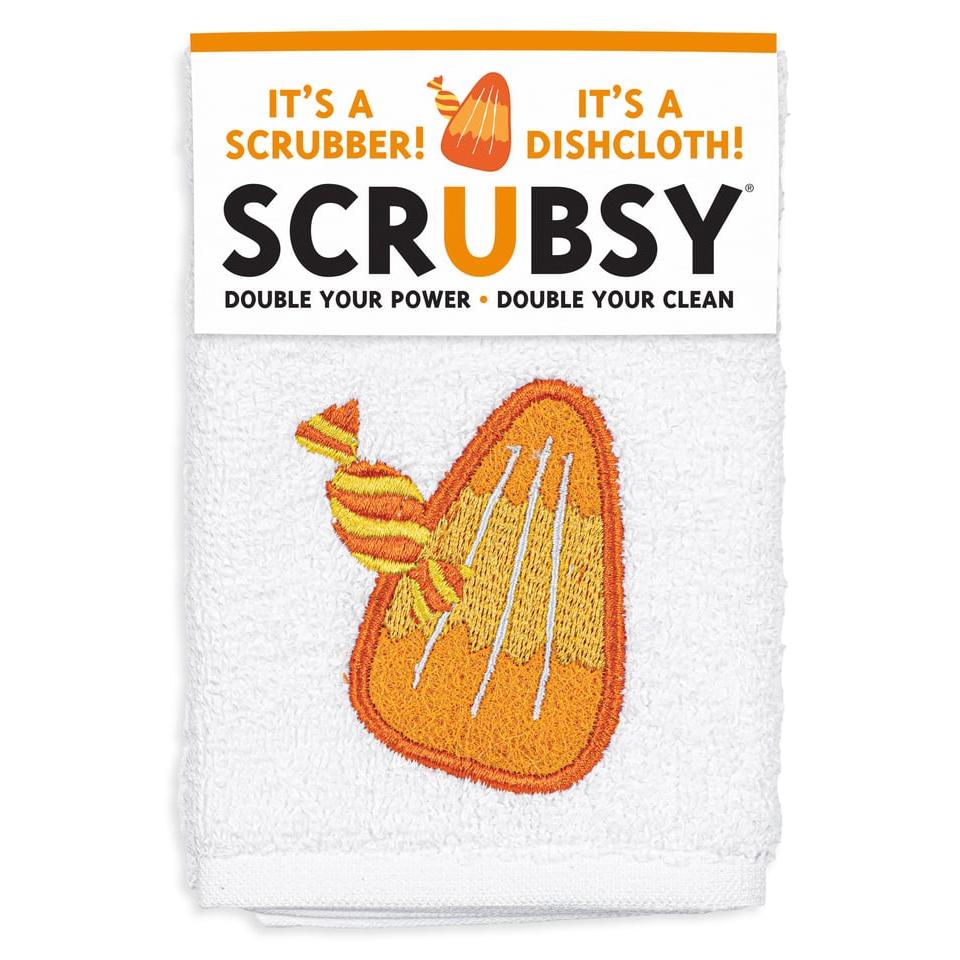 Candy Corn SCRUBSY® Cloth