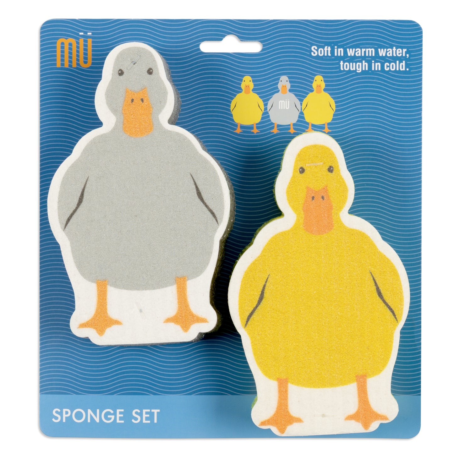 Duck Shaped Sponges Set