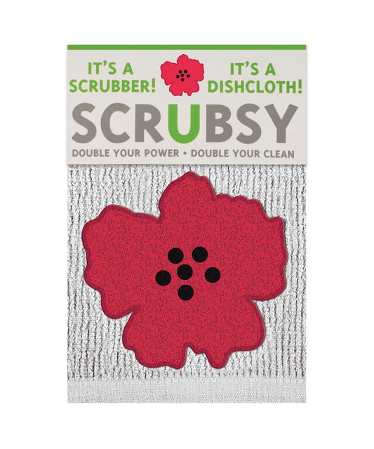 New Poppy SCRUBSY® Dish Cloth & Scrubber