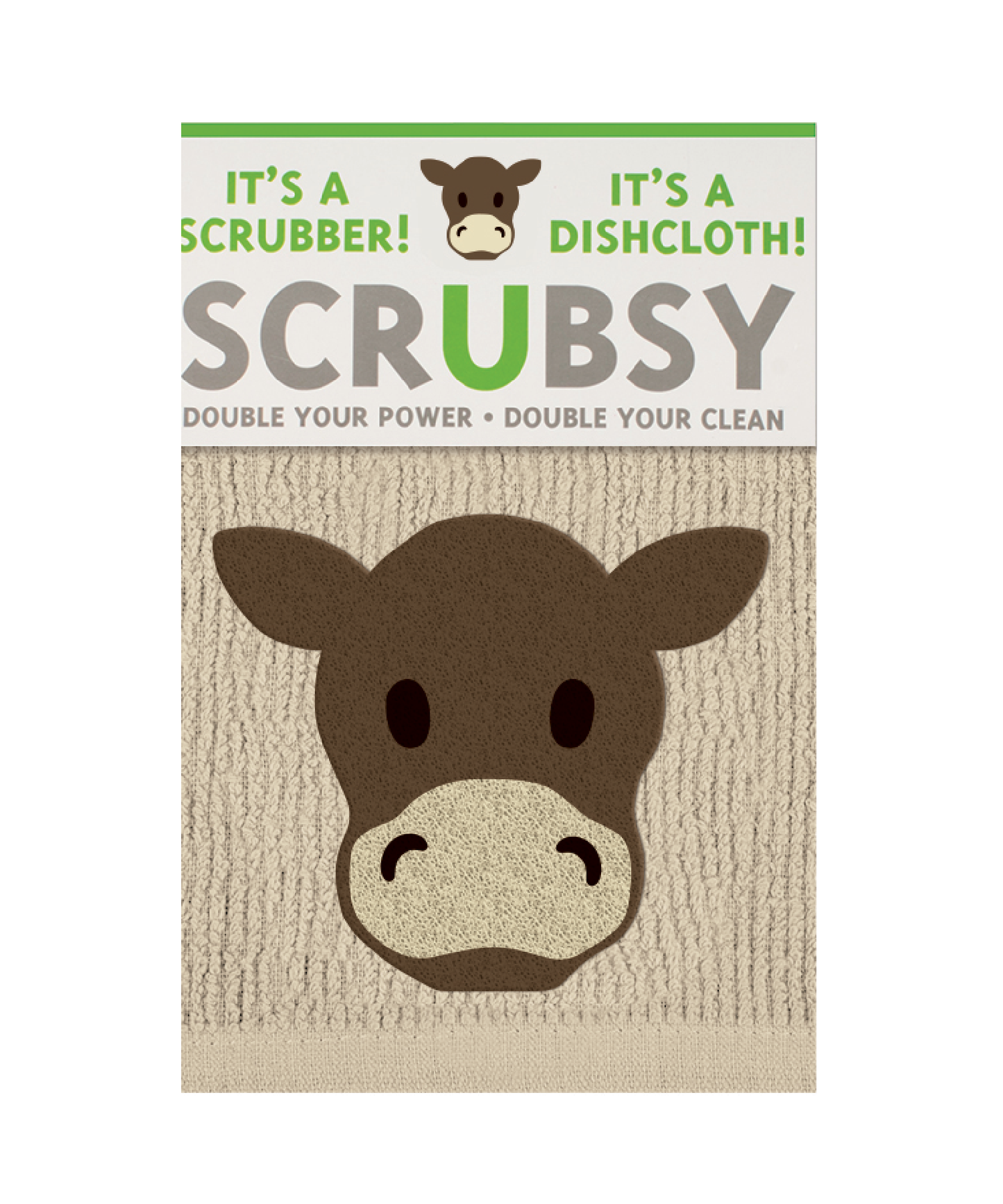 Cow SCRUBSY® Dish Cloth & Scrubber