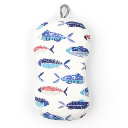 Fish Designer Scrub Sponge