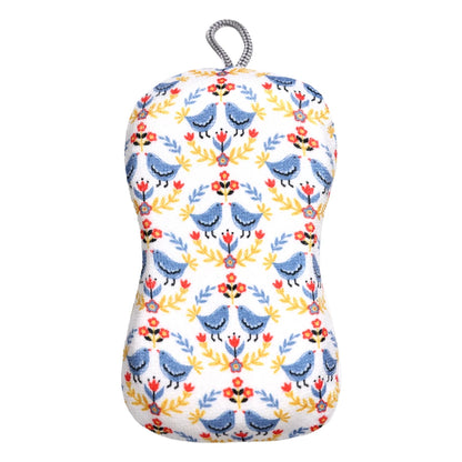 Scandi Birds Designer Scrub Sponge