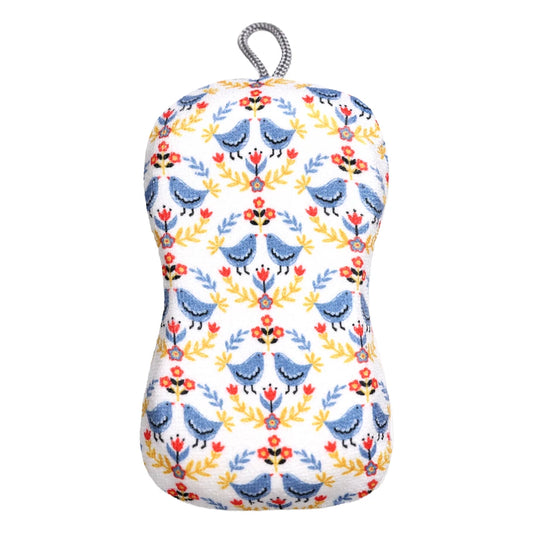 Scandi Birds Designer Scrub Sponge