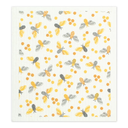 Bees Swedish Dishcloth