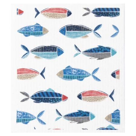 Fish Designer Sponge Cloth