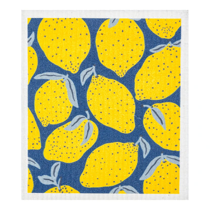Lemons Swedish Dishcloth