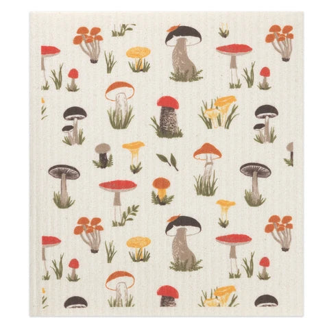 Shrooms Swedish Dishcloth