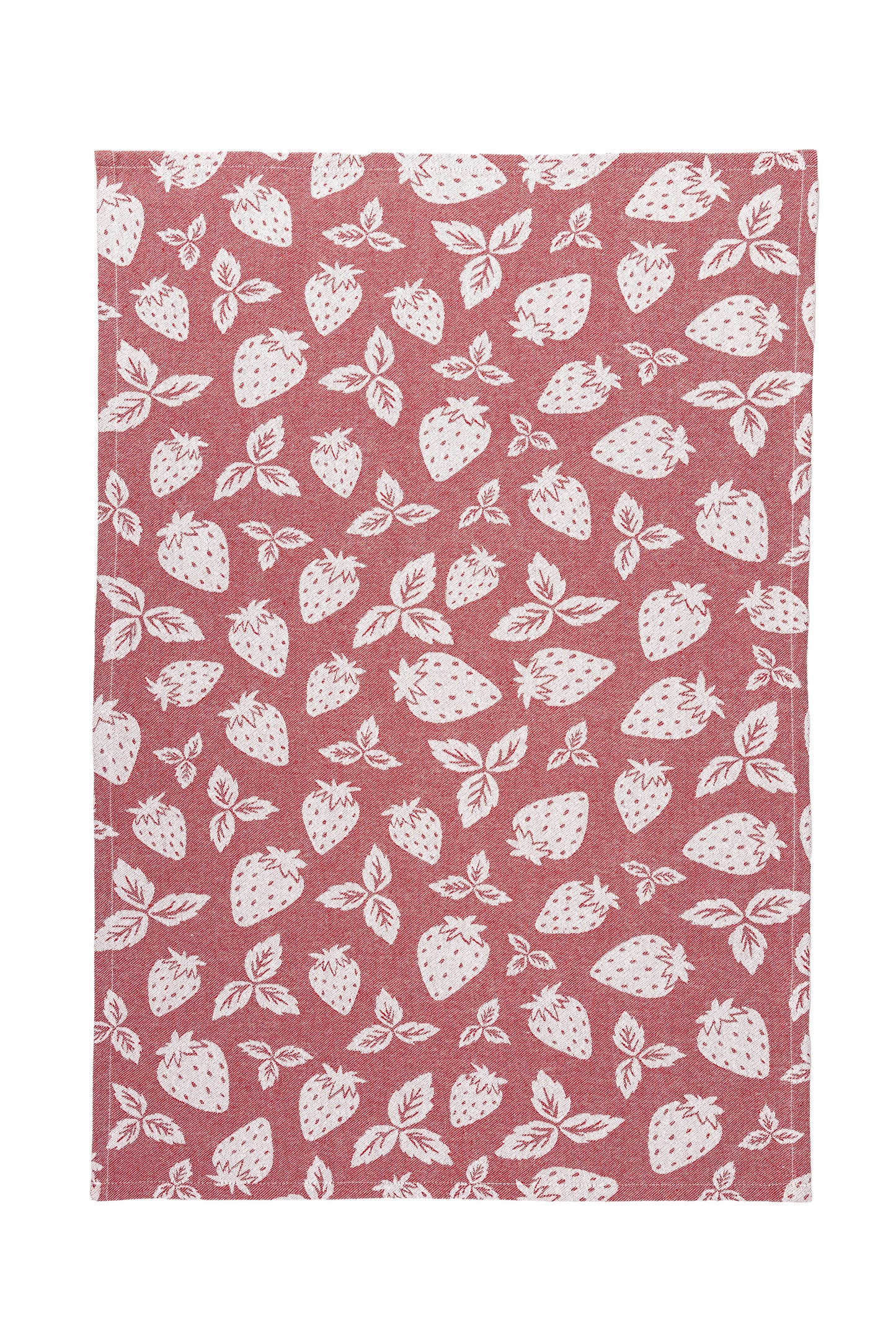 Strawberry Patch Jacquard Woven Towel