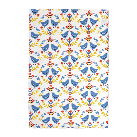 Scandi Birds Designer Towel