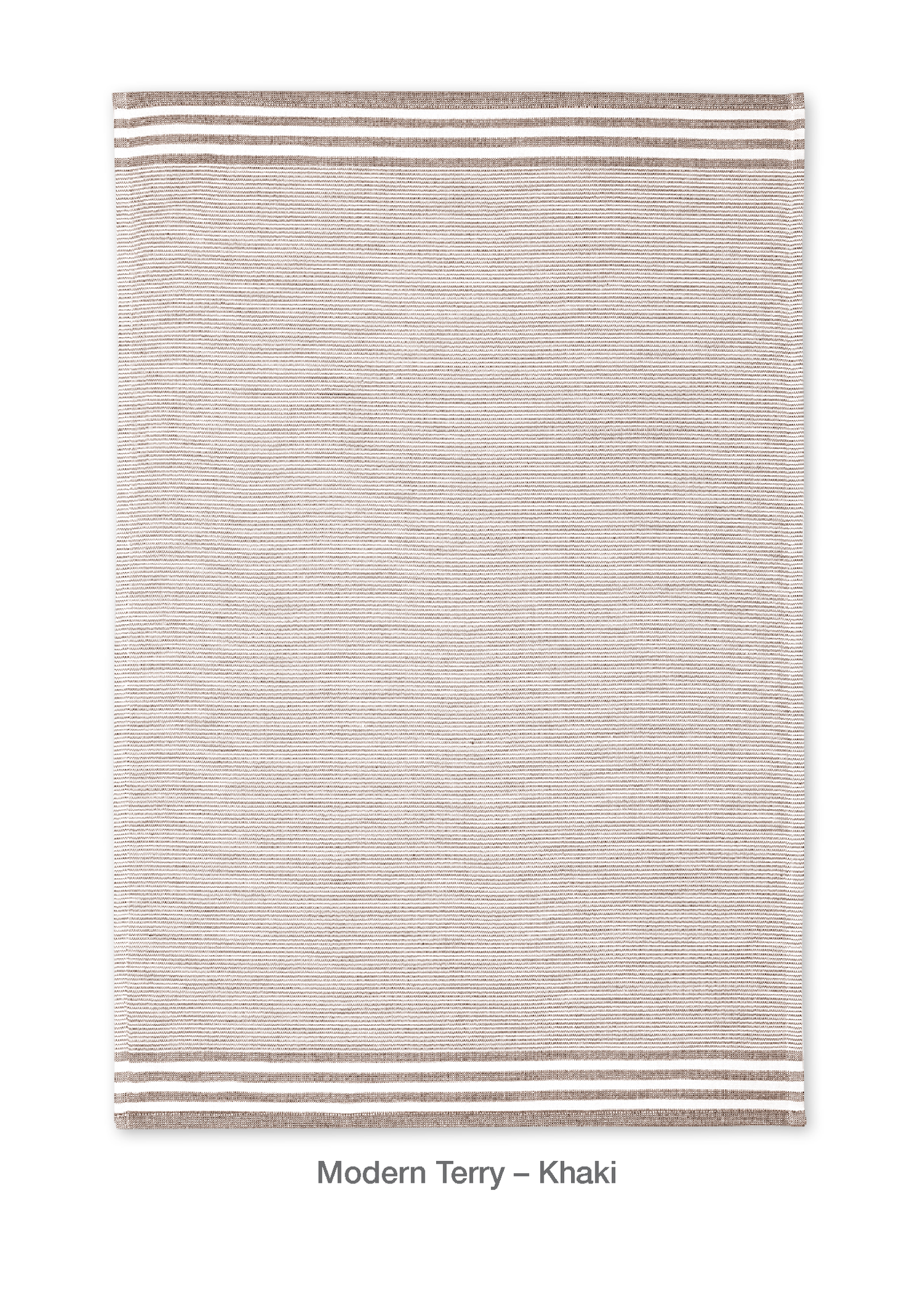 Khaki Modern Terry Towel