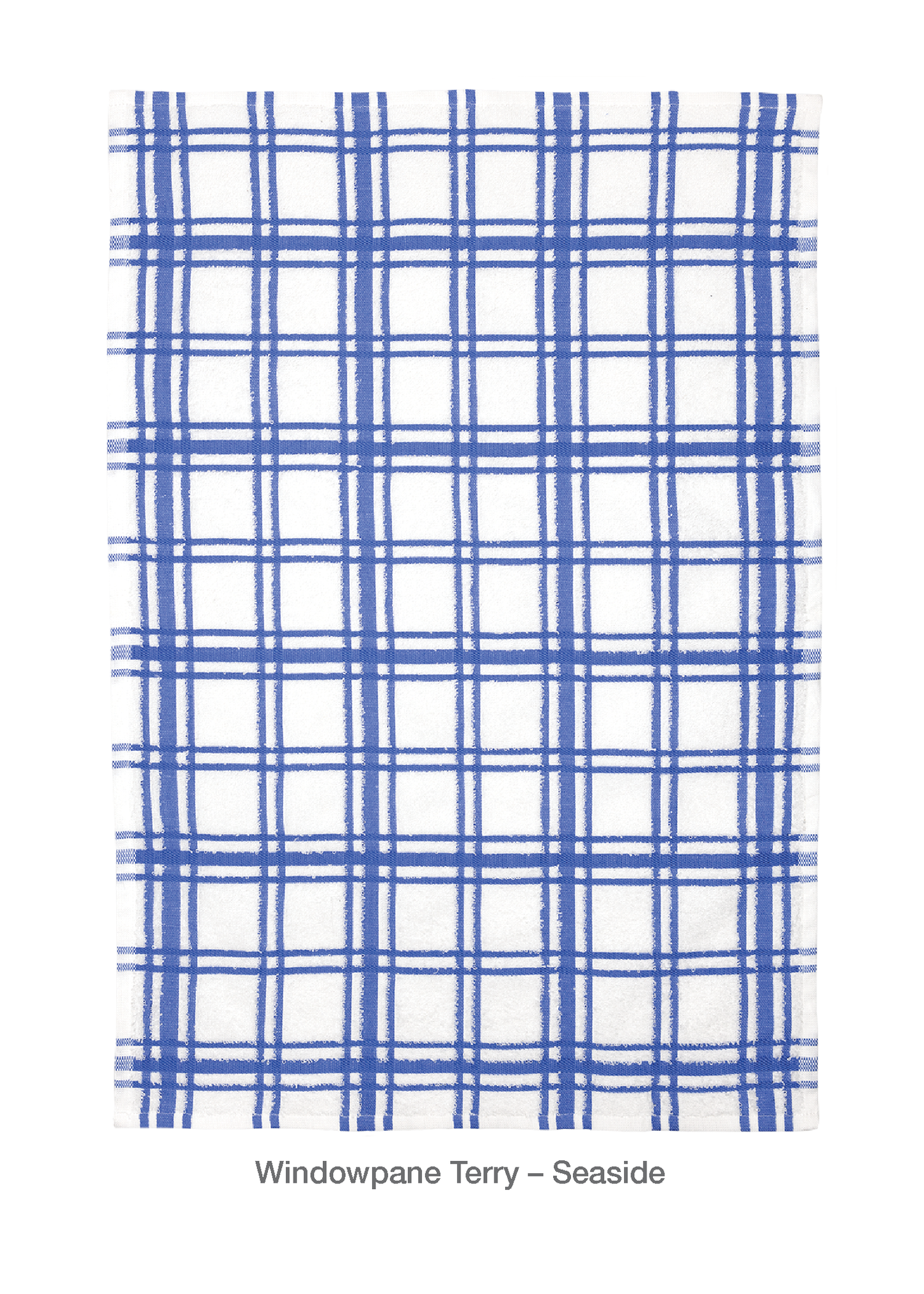 Seaside Windowpane Terry Towel