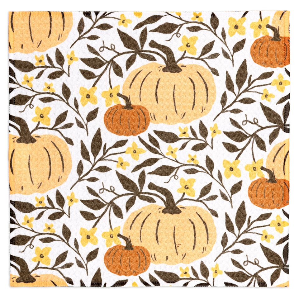 Pumpkin/Leaves VIBE® Cloth Set/2