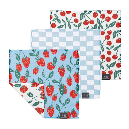 Fruit VIBE Dish Cloth Set