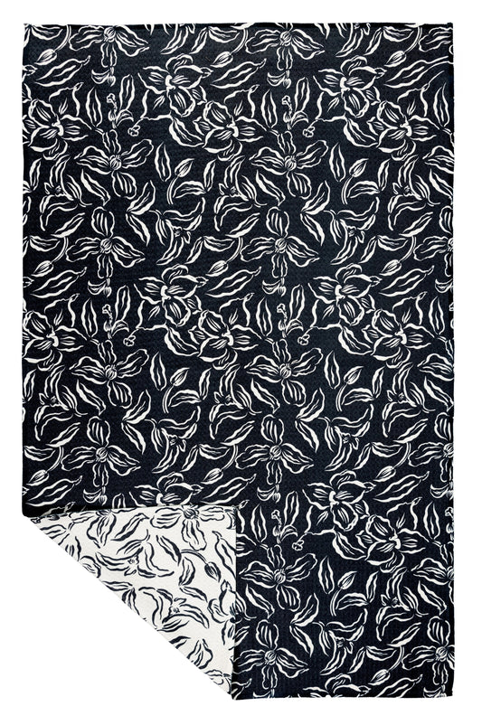 Black Water Lily VIBE Towel