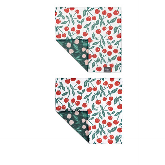 Cherry Pit Vibe Recycled Cloth Set/2