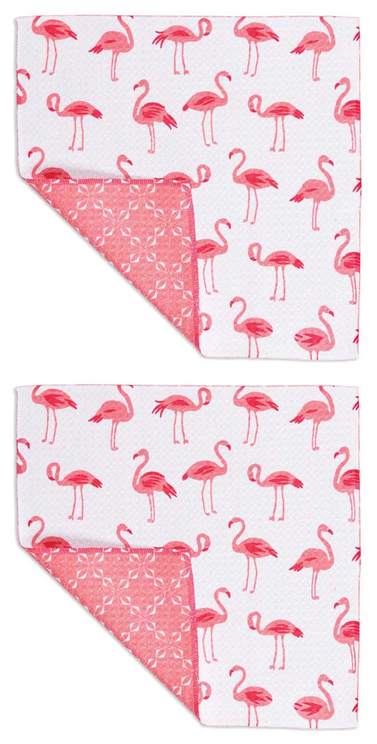 Flamingo Coast Vibe Recycled Cloth Set/2