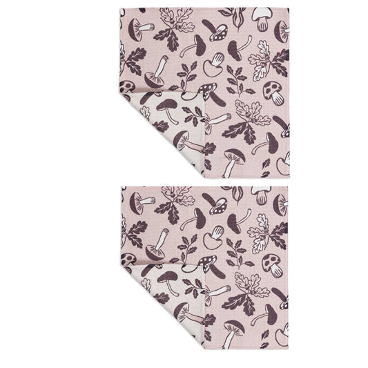 Harvest Mushrooms Vibe Recycled Cloth Set/2