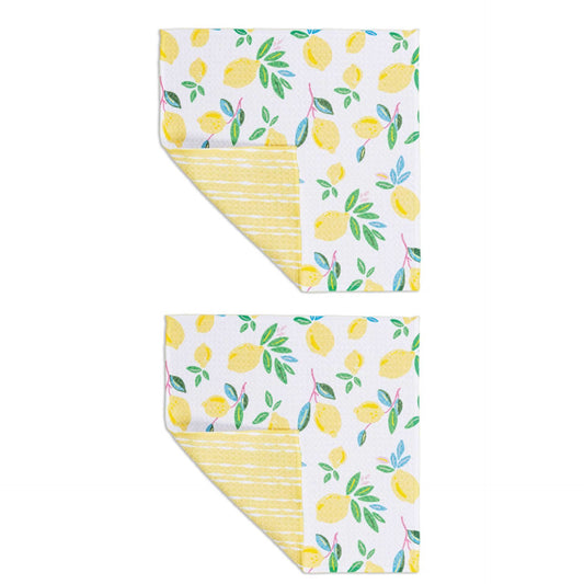 Lemon Zest Vibe Recycled Cloth Set/2