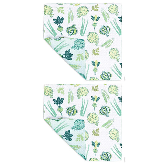 Spring Greens Vibe Recycled Cloth Set/2