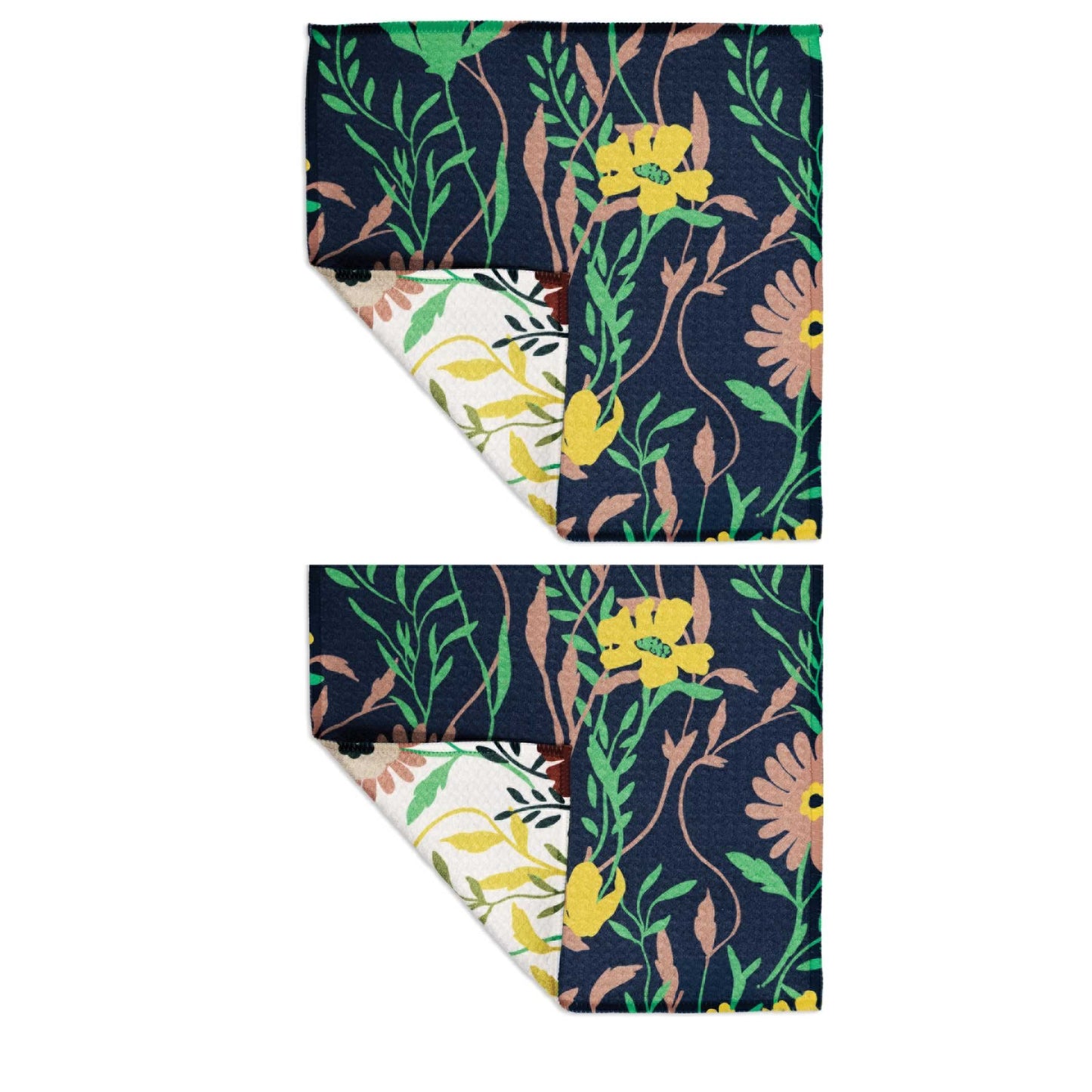 Vine Floral Vibe Recycled Cloth Set/2