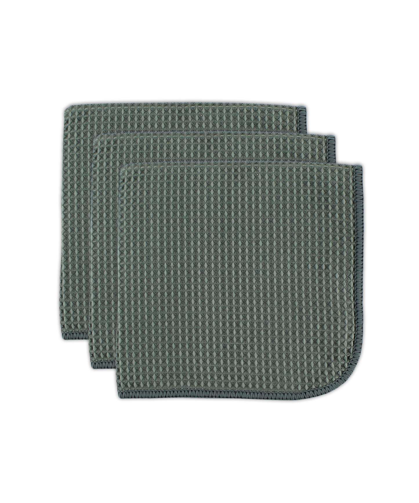 Cadet Gray Waffle Weave Cloths