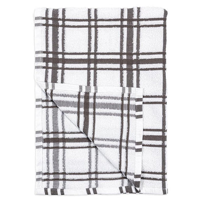 Stainless Windowpane Terry Towel