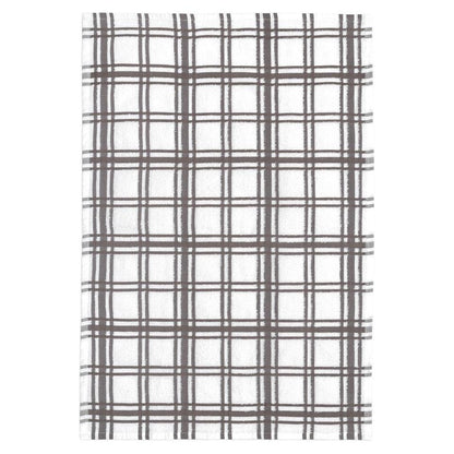 Stainless Windowpane Terry Towel