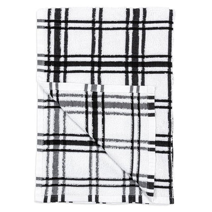Onyx Windowpane Terry Towel