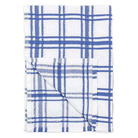 Seaside Windowpane Terry Towel