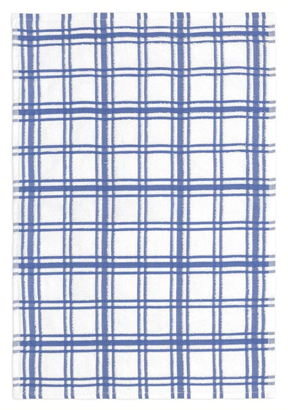 Seaside Windowpane Terry Towel