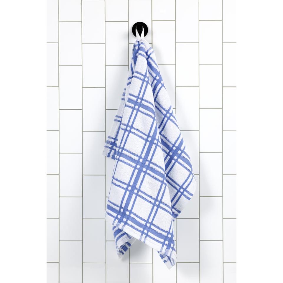 Seaside Windowpane Terry Towel