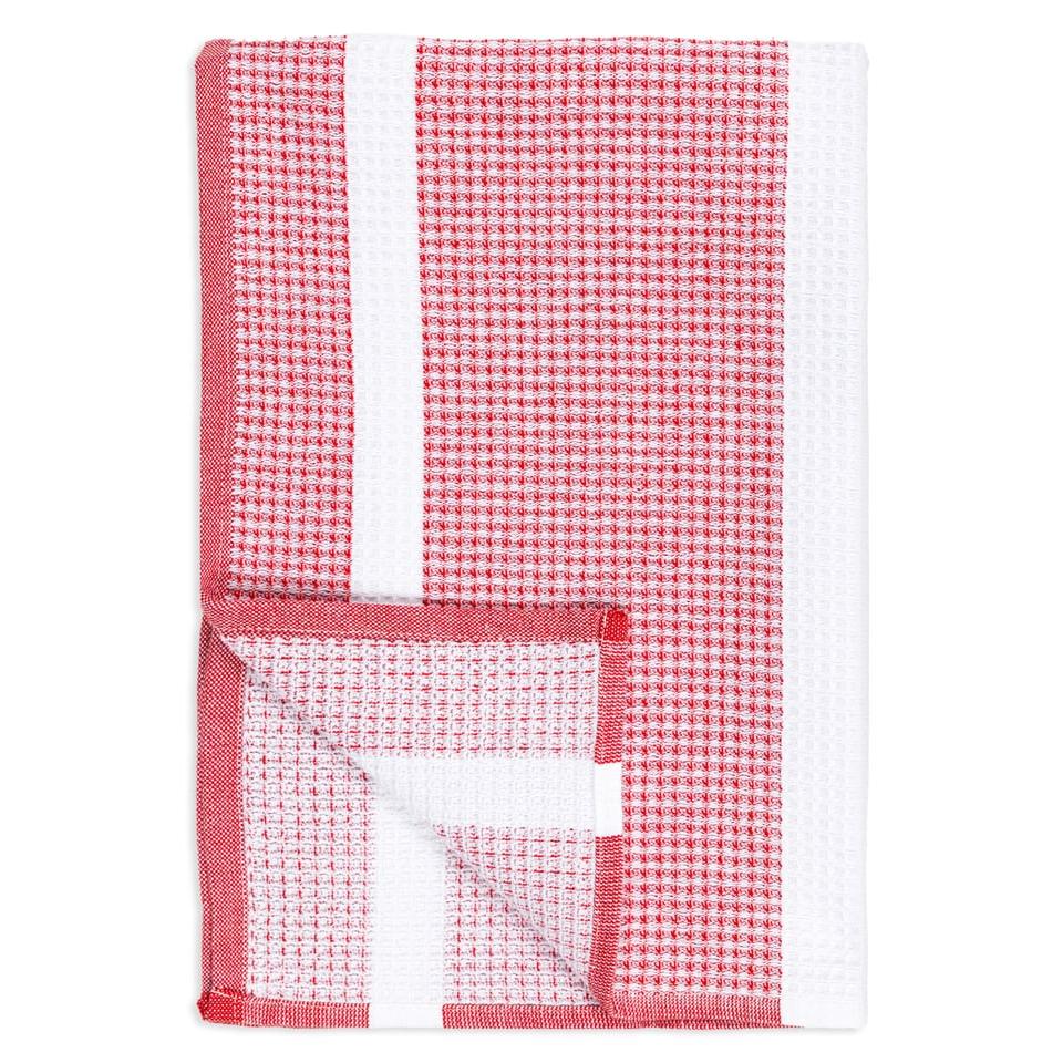 Crimson Waffle Terry Towel