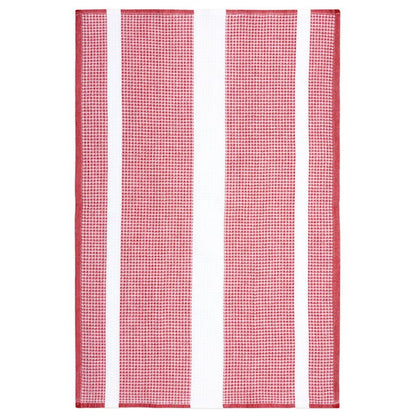Crimson Waffle Terry Towel