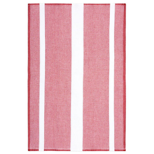 Crimson Waffle Terry Towel