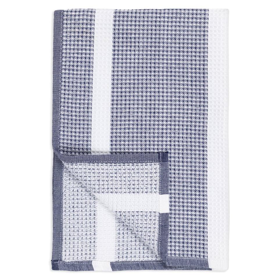 Ink Blue Waffle Terry Towel