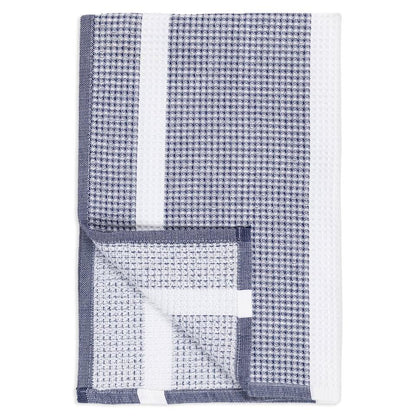 Ink Blue Waffle Terry Towel