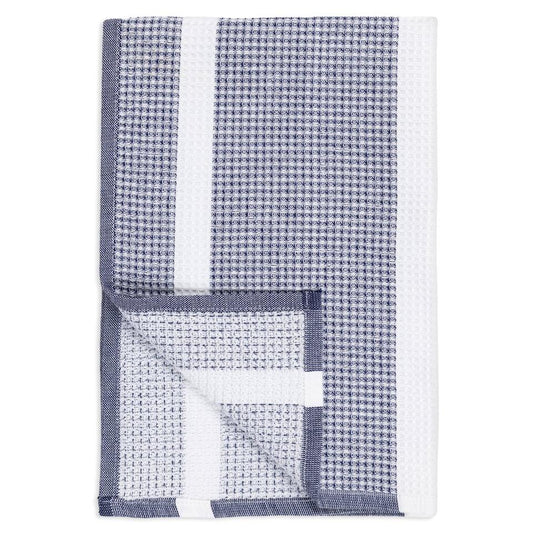 Ink Blue Waffle Terry Towel