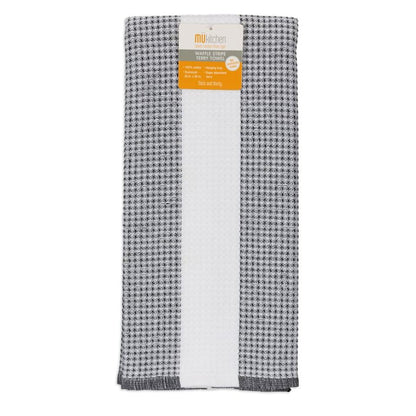 Onyx Waffle Terry Towel